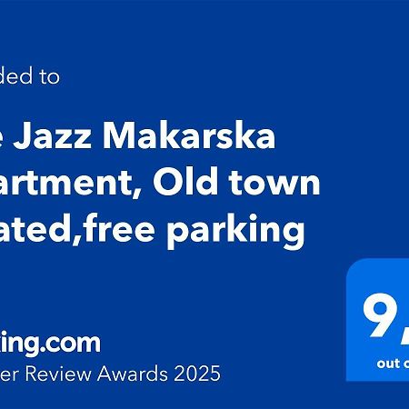 The Jazz Makarska Apartment, Old Town Located,Free Parking Экстерьер фото
