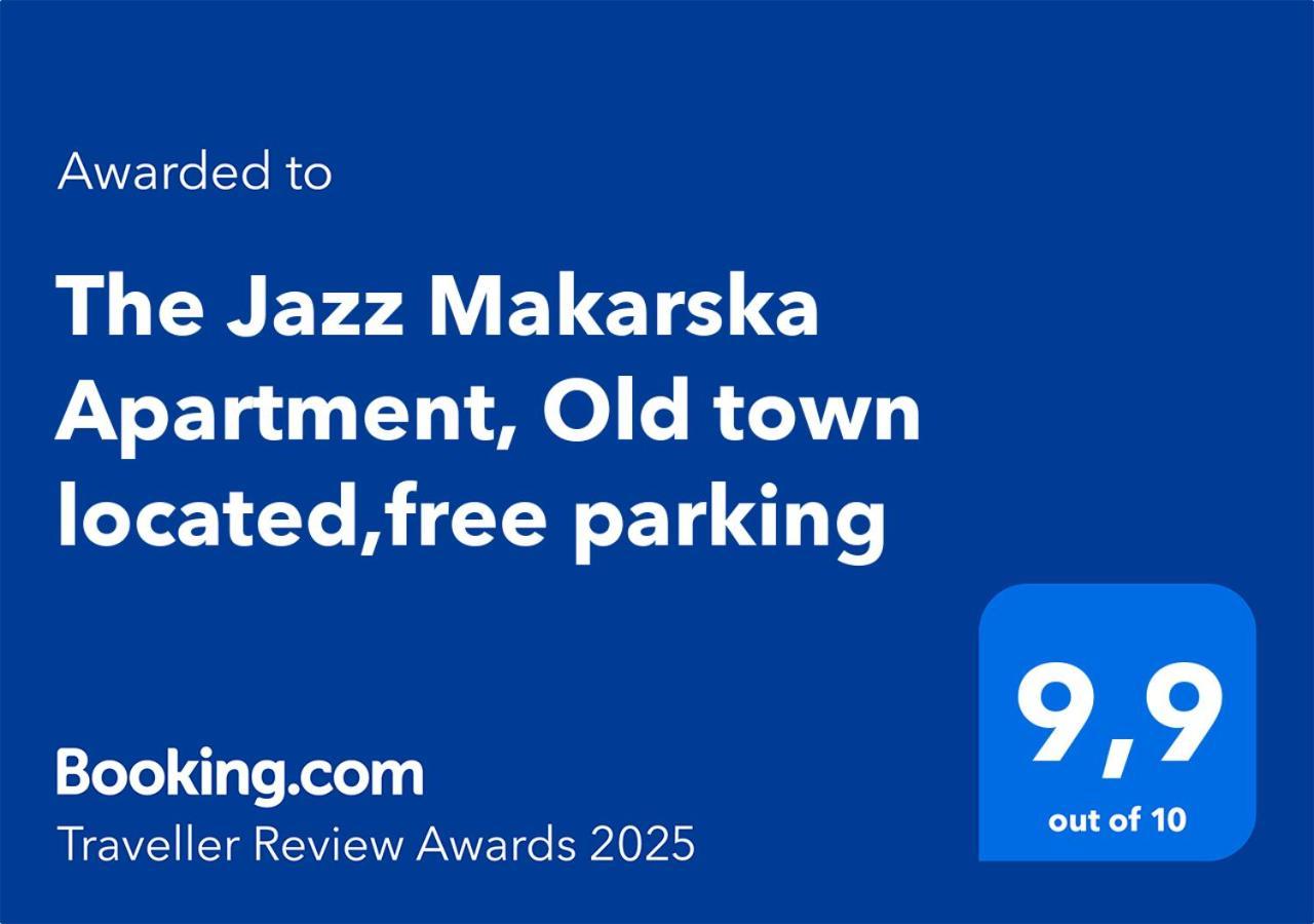 The Jazz Makarska Apartment, Old Town Located,Free Parking Экстерьер фото